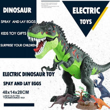 Kids Walk Sounds Animals Model Toys Large Size Electric Walking Dinosaur Toy with Music Light Spray Children Recolonization Toy