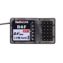 RCtown RadioLink R6F 2.4Ghz 6CH 2018 RC Receiver Accessory for RC6GS RC4GS RC3S RC4G T8FB Transmitter Hot Sale RC Receiver