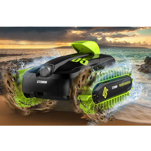 RC 6CH Amphibious Vehicle Shape 360 Degree Rotating Deform Toy Variable Boat Surface Walking