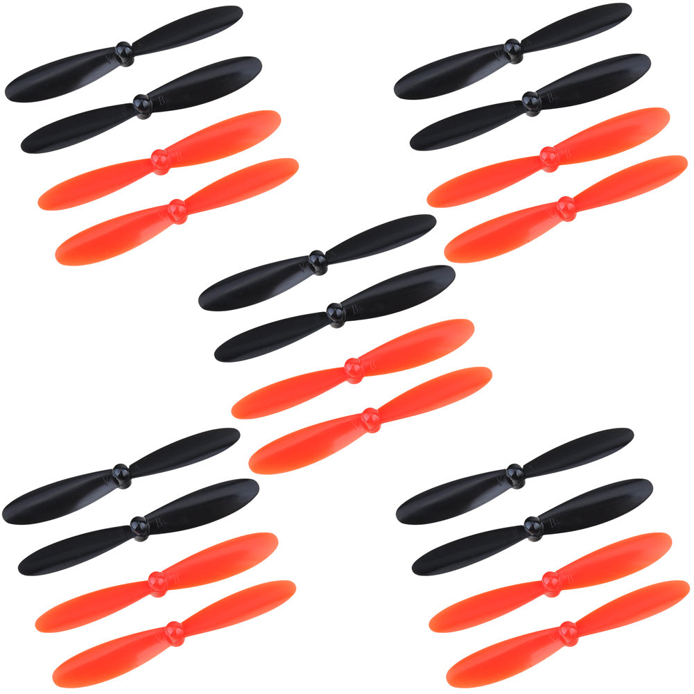 20Pcs Propeller Spare Props Blade Spare Parts Set Accessories Set for Hubsan X4 H107 H107-A35 H107D H107C H107L UDI U941 ect