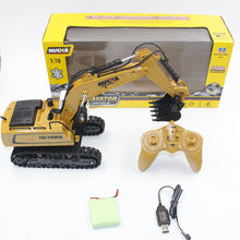 HUINA 1331 1/18 2.4G RC Chargeable Electric Excavator Model Engineering Digging Toys