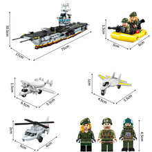 Enlighten Building Block Military Battle Sea Force Apache Raid 3 Figures 280pcs Educational Bricks Toy Boy Gift