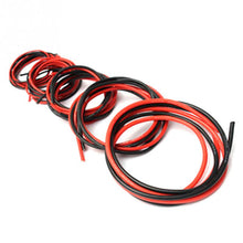 2M AWG Soft Silicone High Temperature Resistance Flexible Wire Cable 12-20 AWG (1 Meter Red + 1 Meter Black) for RC Toys