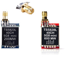 TS5823L/TS5828L 5.8G 40CH 200mW/600mW Mini Audio Video AV Transmitter Tx For FPV QAV 210 QAVR 220 Drone Aerial photography