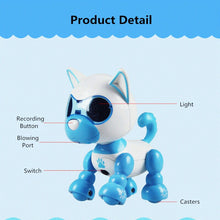 Intelligent Electronic Smart Pet Robot Dog With remote control Sound recording Touch Cute Model Educational Toys For Children