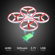 ZF04 RC Mini Quadcopter Induction Drone Smart Watch Remote Sensing Gesture Aircraft UFO Hand Control Drone Altitude Hold Kids