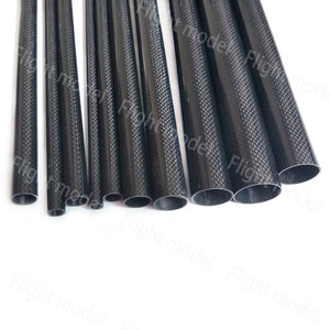 1pcs Carbon Fiber Tube 3K For Quadcopter Arm DIY Drone 10mm 12mm 14mm 16mm 18mm 22mm 24mm 26mm 28mm 30mm 32mm Length 500mm