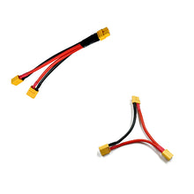 Amass T XT60 Tamiya TRX XT90 EC3 EC5 plug Parallel Series One female to 2 male leads 12awg silicone wire Deans For Lipo Battery