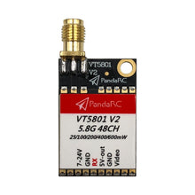 PandaRC VT5801 V2 VT5805 VT5804 FPV Video Transmitter 5.8G 48CH 25/100/200/400/600mW Switchable OSD adjustable SMA MMCX VTX