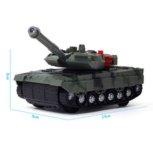 1 Set 4 Channels RC Tank Battle Tank With Light & Musical Tank Cannon 360 Degree Rotation RC Cars For Children Boy Gift