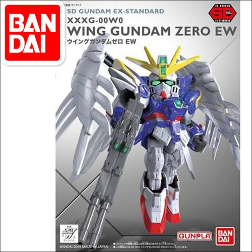 Original SD Gundam Model Cute GUNDAM W WING ZERO EW Mobile Suit Kids Toy