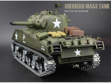 Henglong 1/16 scale 2.4GHz RC tank Sherman M4A3 battle Tank U.S.Army Ultimate metal version Smoke Sound Metal Gear Tracks