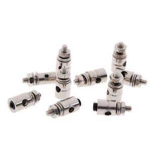 10Pcs 2.1mm/1.8mm/1.5mm/1.1mm Adjustable RC Diameter Helicopter Rc Boat Airplane Boat Pushrod Linkage Stopper Servo Connectors