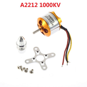 1pcs A2212 Brushless Motor 930KV 1000KV 1400KV 2200KV 2700KV For RC Aircraft Plane Multi-copter Brushless Outrunner Motor