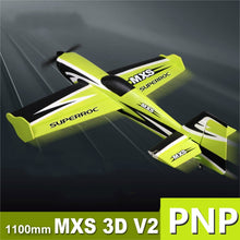 FMS 1100MM 1.1M MXS V2 Green 4CH 3S Durable EPO Aerobatic 3D PNP RC Airplane Radio Control Hobby Model Plane Aircraft Sports