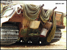 KNL HOBBY Heng Long 1/16 RC King Tiger tank model remote control OEM heavy coating of paint to do the old upgrade