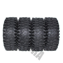 4PCS 120MM 1.9" Rubber Rocks Tyres / Wheel Tires for 1:10 RC Rock Crawler Axial SCX10 90047 D90 D110 TF2 Traxxas TRX-4