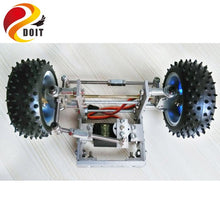 Metal Chassis Frame, Steering Engine Steering Robot Car Chassis , Obstacle Avoidance , Velocity ,Universal Wheel
