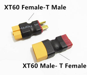 1PC RC XT60 Male/Female To Deans Plug T Female/Male Connector Adapter Car Plane Helicopter Quadcopter Lipo Battery RC parts