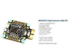 Matek Systems BetaFlight F405-CTR Flight Controller Built-in PDB OSD 5V/2A BEC Current Sensor for RC Drone For RC Multicopter