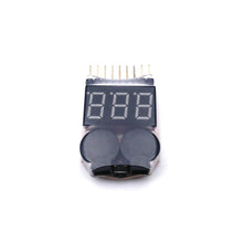 1PCS 1-8S Low Voltage Buzzer Alarm Lipo Battery Voltage Indicator Tester for RC Car RC Boat RC Drone