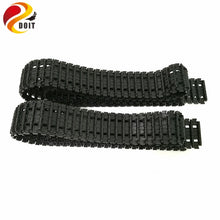 DOIT Shock Absorpber Tracks Plastic Caterpillar Crawler Chain Conveyor Belt for Robot Tank Chassis Engineering Plastic Tracks