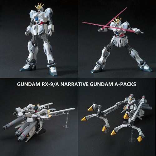 2018 Bandais Gundam NT Model HG 1/144 UNICORN NARRATIVE A-PACKS GUNDAM NT Mobile Suit Kids Toys