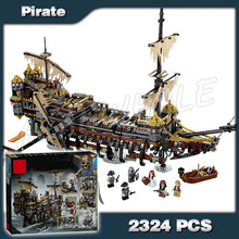 2324pcs Battle Ship Pirates of the Caribbean Silent Mary Flagship 10680 Model Building Blocks Bricks Toys Compatible With Lego