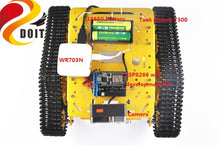 SZDOIT T300 WiFi Video Robot Metal Tank Chassis Video Camera RC Robot For Mobile Phone Control