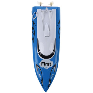 10 inch Mini RC Boat Radio Remote Control RTR Electric Dual Motor Toy Colour:Blue Red