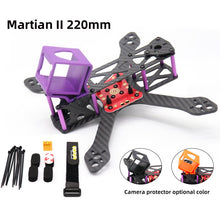 TCMMRC FPV Frame Kit Martian II Wheelbase 220mm 4mm Arm Carbon Fiber for Racing Drone Quadcopter