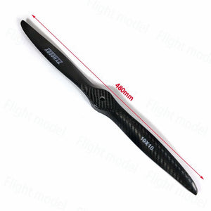 1pc Acro Super Strong Carbon Fiber Propeller For RC Fixed Wing Gas Airplane 19x8 19x10 20x8 22x10 23x8 23x10 24x8 24x10th