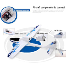 Long Flight Time RC Glider 2.4Ghz Super Power Magnetic Motor EPP Remote Control Airplane Fixed Wing Aircraft Plane Toys