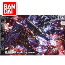 Gundam BANDAI Model HG 1/144 HGUC MS-06R ZAKU II High Mobile Type "PSYCHD ZAKU" Armor Unchained Mobile Suit Kids Toys