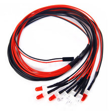 ABWE Best Sale 8 LED 5mm White Color Red Color LED Light Set for HSP RC Cars WS