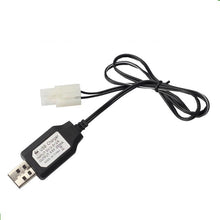 YUKALA 3.6V 4.8V 6.0V 7.2V 9.6V Ni-CD/Ni-MH rechargeable battery USB charger/USB charging cable with SM/JST/TAMIYA Plug 2pcs