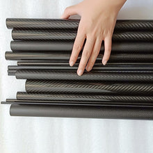 2PCS 3k 100% full Carbon fiber circular tube 500mm Length Twill Matte OD 10mm 12mm 14mm 15mm 16mm 18mm 19mm