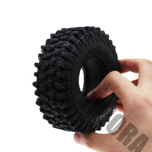 4PCS 120MM 1.9" Rubber Rocks Tyres / Wheel Tires for 1:10 RC Rock Crawler Axial SCX10 90047 D90 D110 TF2 Traxxas TRX-4