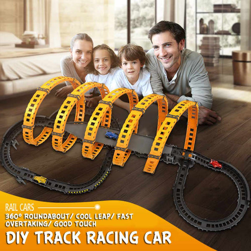 RC Toy Race Track DIY Remote Control Kids Car Electric Handle Control Racing Car Track Model Toy Railway Road Toy