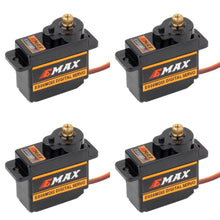 4pcs EMAX ES08MDII ES08MD II Digital Servo 12g/ 2.4kg/ High-speed Mini Metal Gear