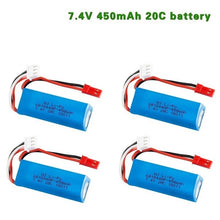 7.4V 450mAh 20C Lipo Battery for WLtoys K969 K979 K989 K999 P929 P939 RC Car Parts 2s 7.4v Battery 5pcs/lots