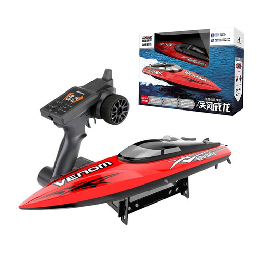 30KM/H High Speed Mini RC Boat 2.4GHZ 4CH Radio Remote Control Speedboat For Fishing Ship Bait Boat Electric RC Toys For Gifts