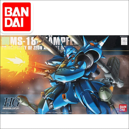 Japaness Original Gundam Model HG 1/144 Kampfer MS-18E Robot Mobile Suit Twilight Axis Kids Toys