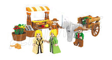 1722pcs Castle Series Medieval Market Village Assemble DIY Model Building Blocks Children Gifts sets Compatible with Lego