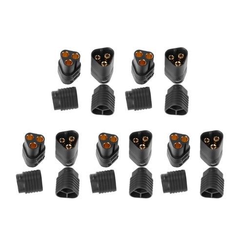 Free shipping 5 Pairs MT60 3.5mm 3 Pole Bullet Connector Plug Male & Female For RC ESC to Motor