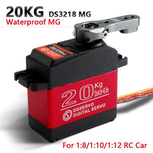 1 X Waterproof servo DS3218 Update and PRO high speed metal gear digital servo baja servo 20KG/.09S for 1/8 1/10 Scale RC Cars