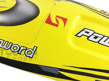 E36 KIT 30" Electric RC boat Well Painted Fiber Glass Monohull Boat Hull only for Advanced Player Yellow TH02650