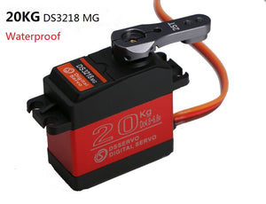 1pcs Waterproof servo DS3218 Update high speed metal gear digital servo baja servo 20KG/.09S for 1/8 1/10 Scale RC Cars Part