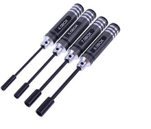 4pcs/set RC Tools hex Screw Driver Set titanium plating hardened 4.0 5.5 7.0 8.0mm Screwdriver For Rc Helicopter Toys (1 set))