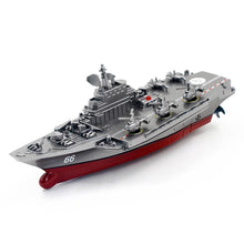 LeadingStar 2.4G Remote Control Military Warship Model Electric Toys Waterproof Mini Aircraft Carrier Gift for Kids